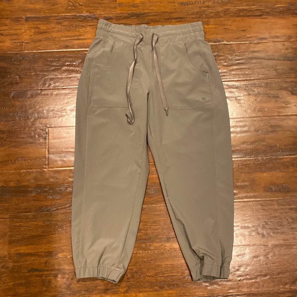 Apana Taupe Lightweight Joggers Size Small